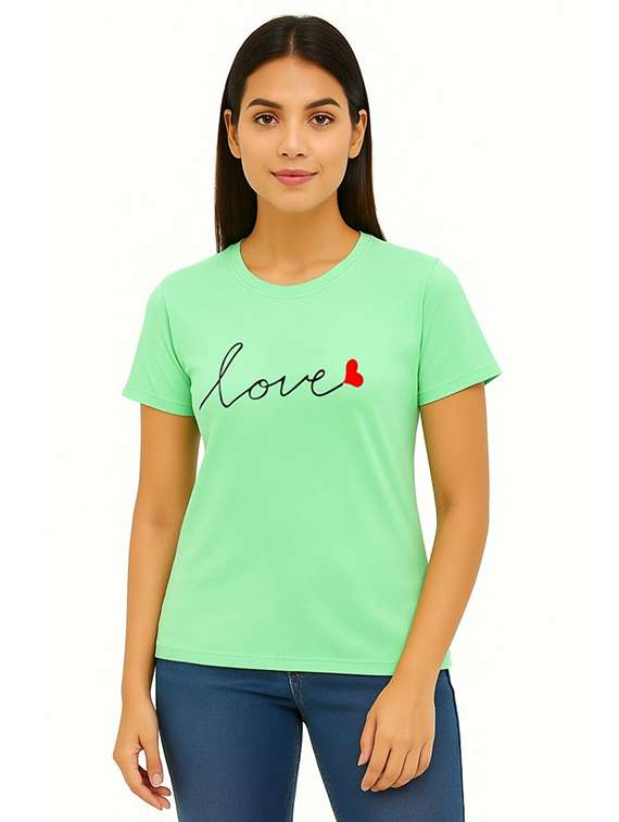 women pack of 2 printed short sleeves t-shirt - 22037837 -  Standard Image - 1