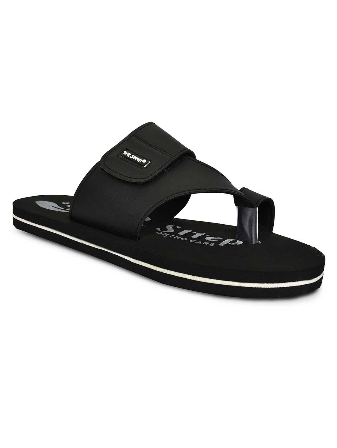 men black one toe flip flop - 22037838 - Standard Image - 4