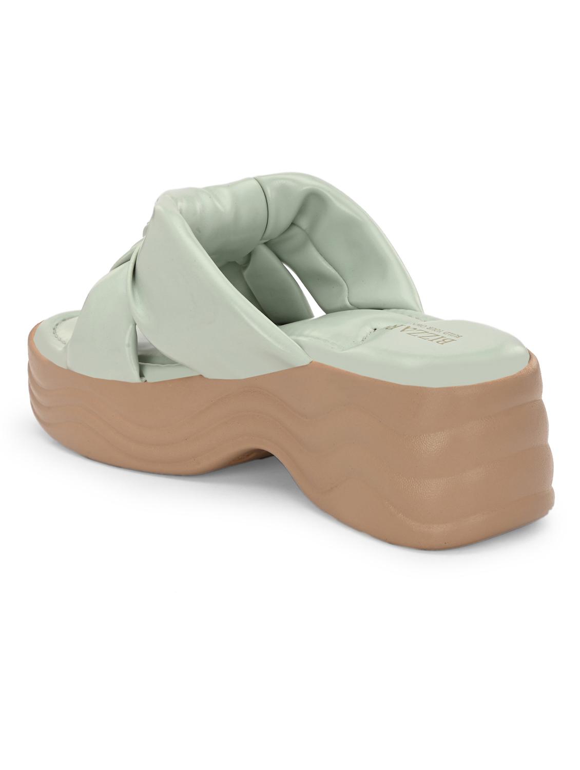 women green slip on wedge - 22037847 - Standard Image - 4