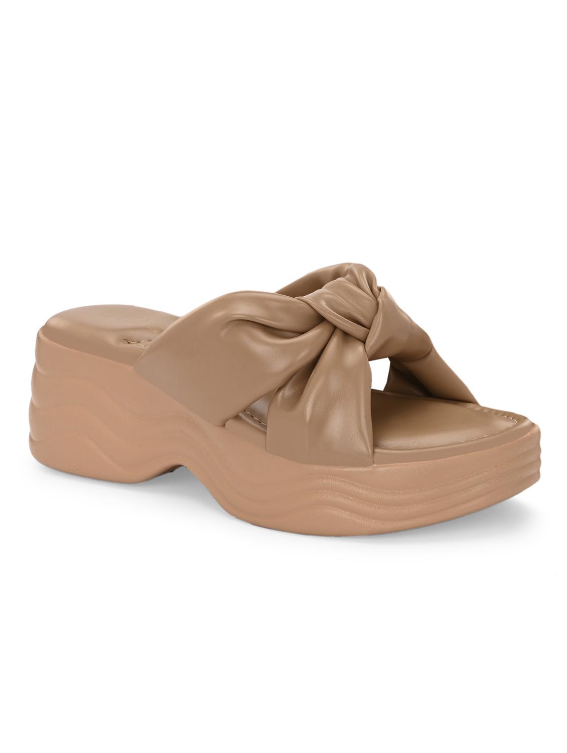 women beige slip on wedge - 22037850 -  Standard Image - 1