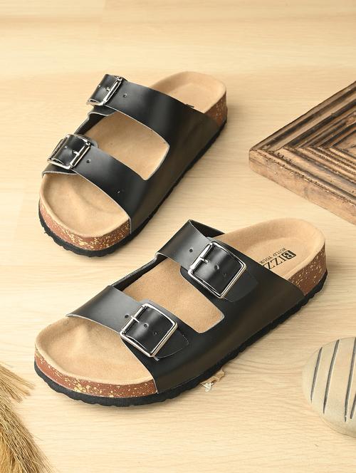 women black slip on sandal - 22037851 -  Standard Image - 0