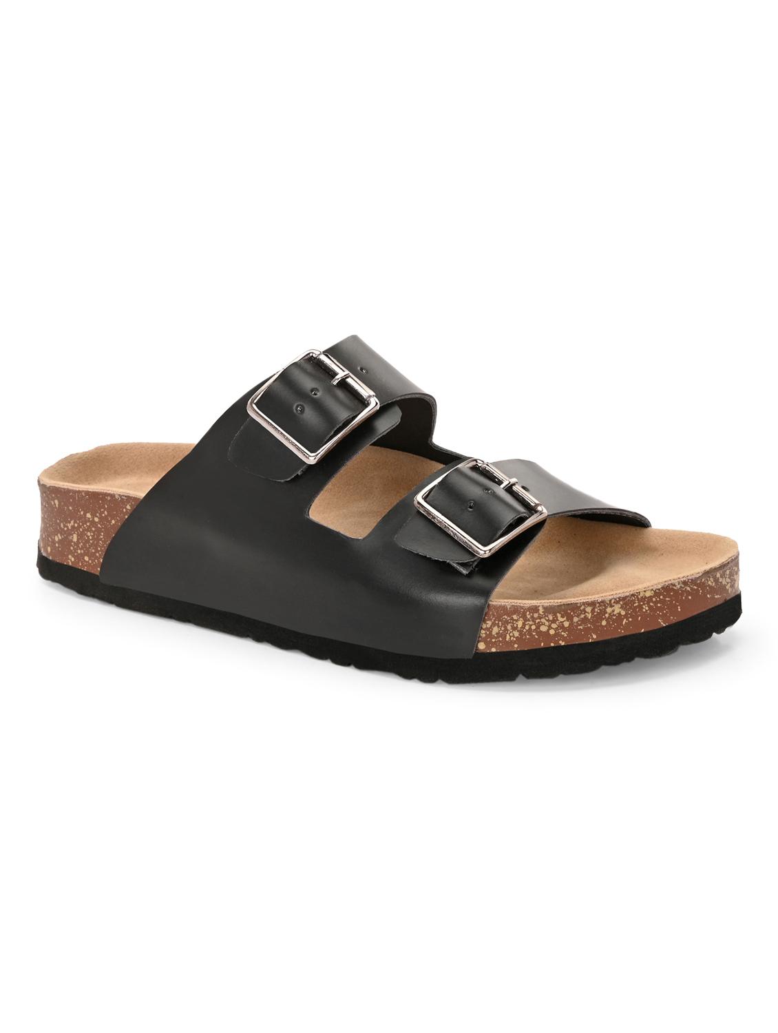 women black slip on sandal - 22037851 -  Standard Image - 1