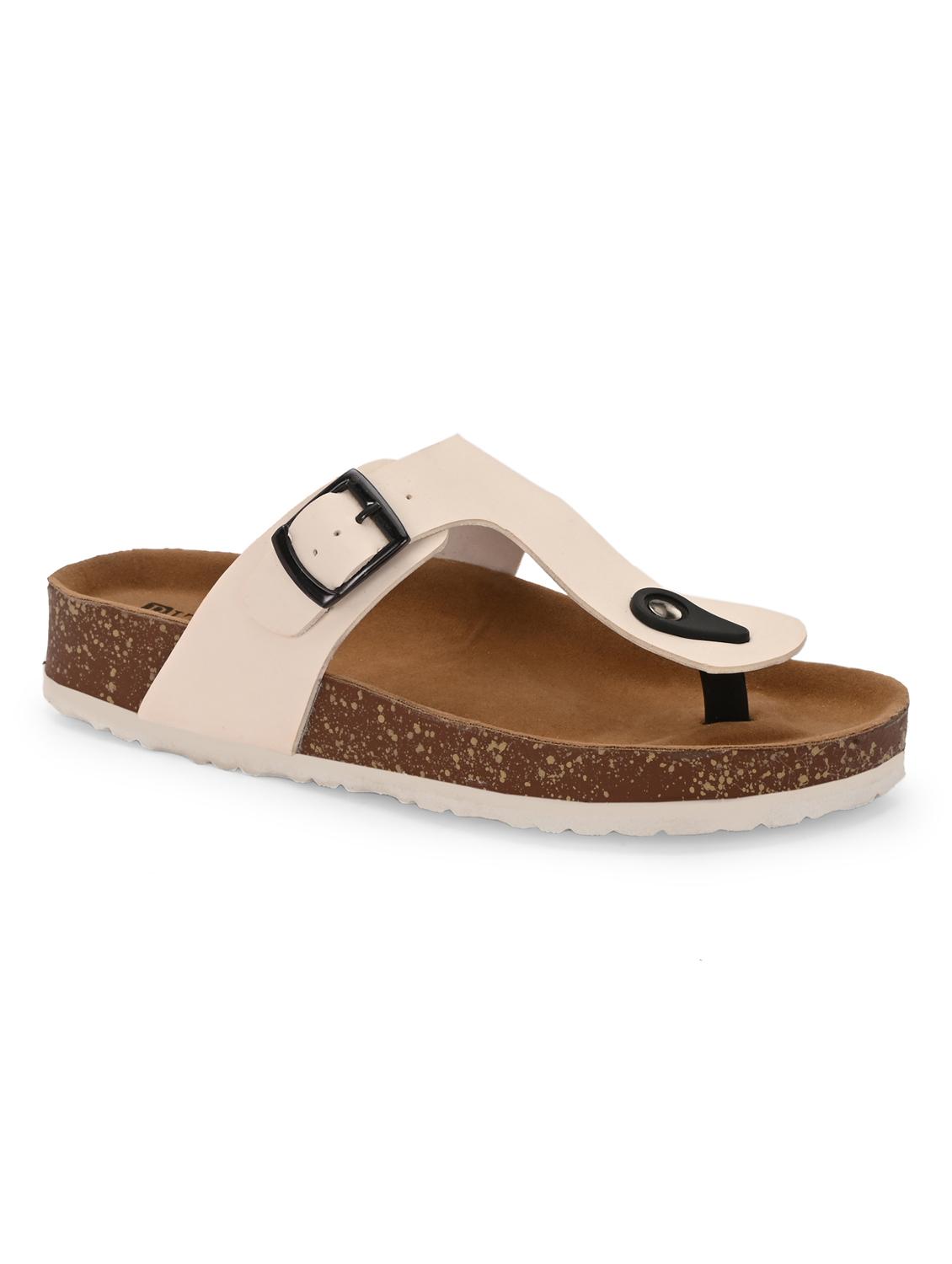 women off white slip on sandal - 22037860 -  Standard Image - 1