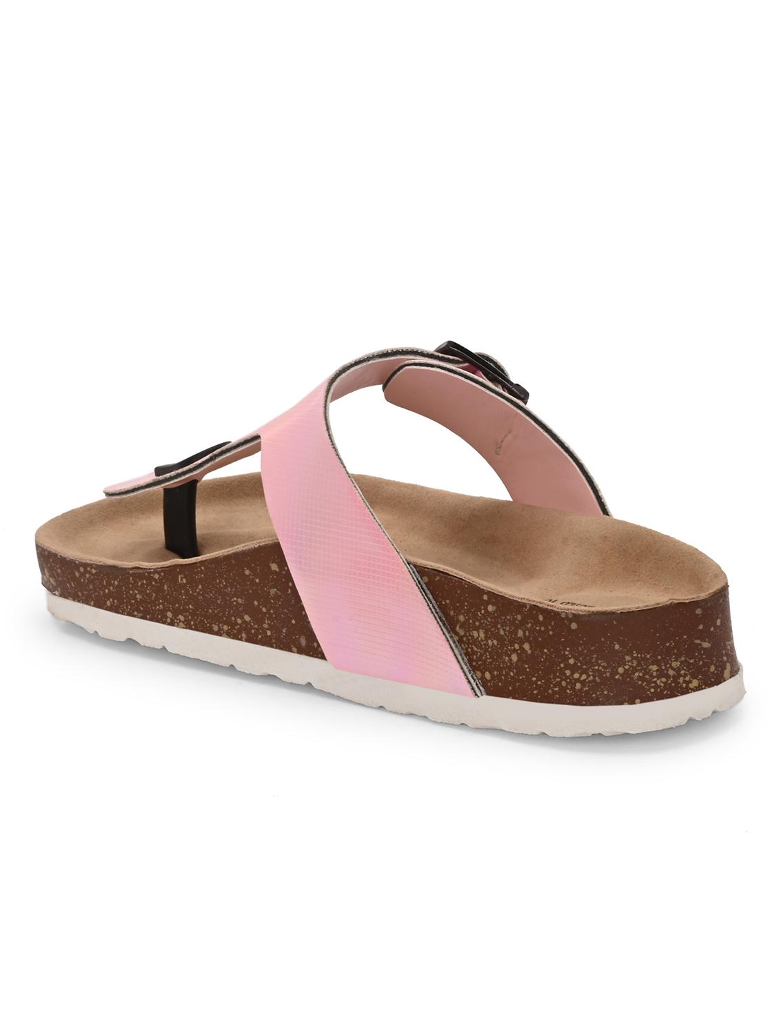 women pink slip on sandal - 22037861 - Standard Image - 4