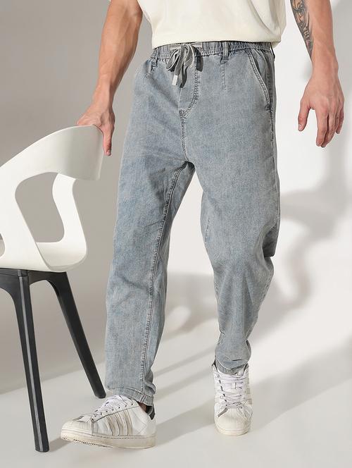 men solid mid rise straight fit jean - 22037899 - Standard Image - 0