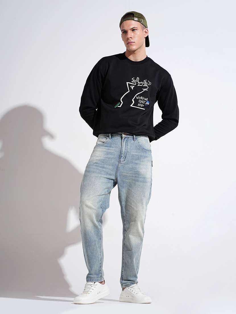 men solid mid rise slim fit jean - 22037904 - Standard Image - 4