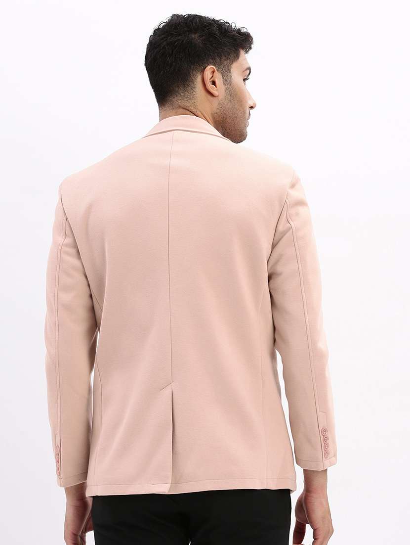 men solid long sleeve single breasted blazer - 22037940 -  Standard Image - 4
