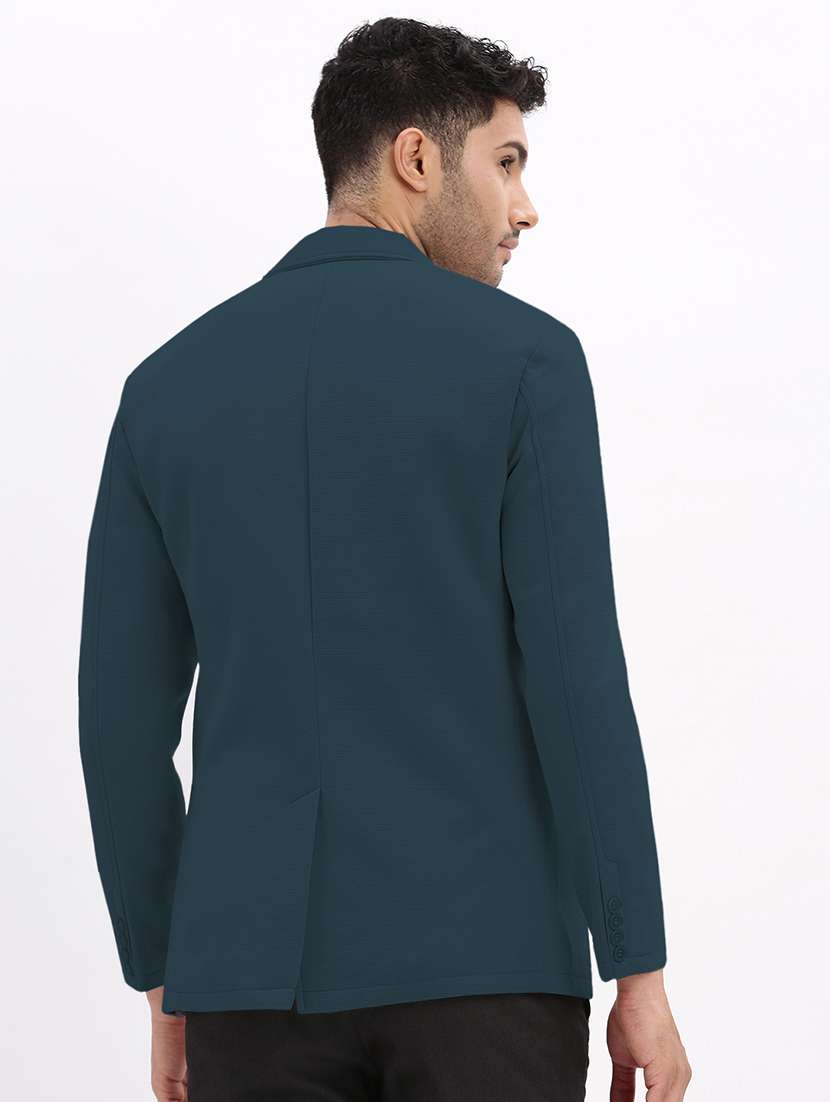 men solid long sleeve single breasted blazer - 22037945 -  Standard Image - 4