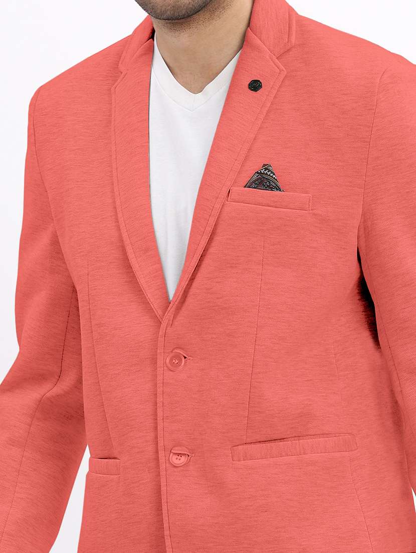 men solid long sleeve single breasted blazer - 22037953 -  Standard Image - 4