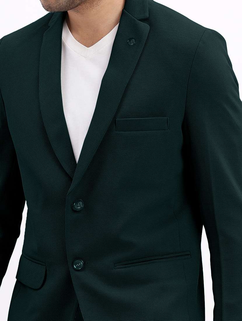men solid long sleeve single breasted blazer - 22037958 -  Standard Image - 4