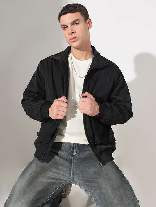 men solid long sleeve tailored jacket - 22037968 - Standard Image - 0