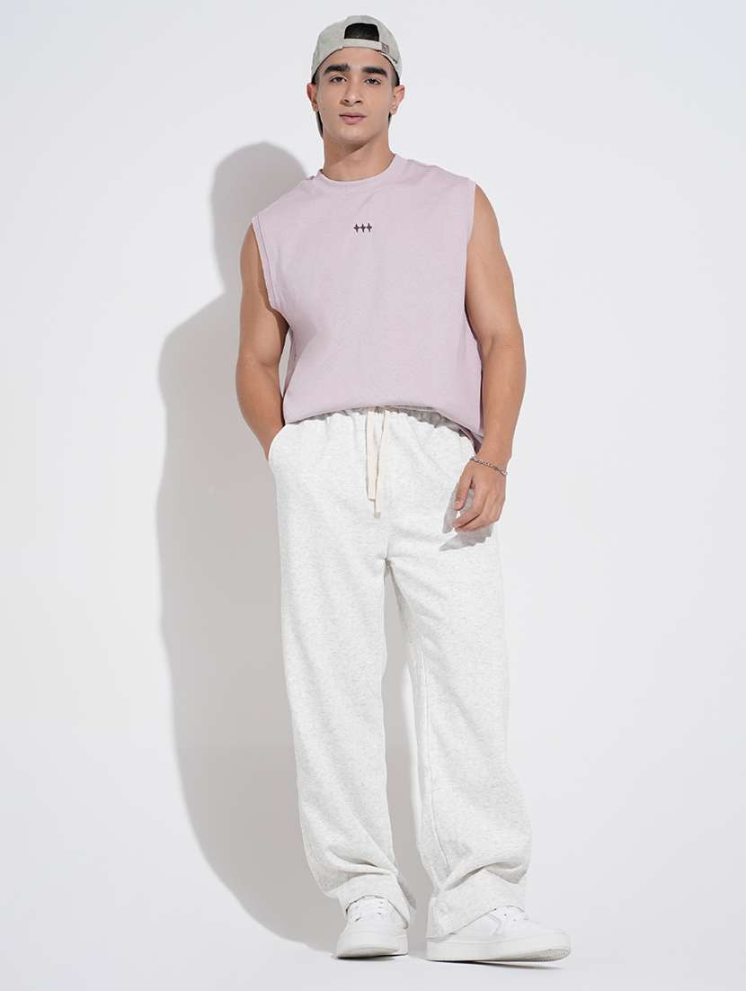 men solid mid rise loose fit track pant - 22038032 -  Standard Image - 1