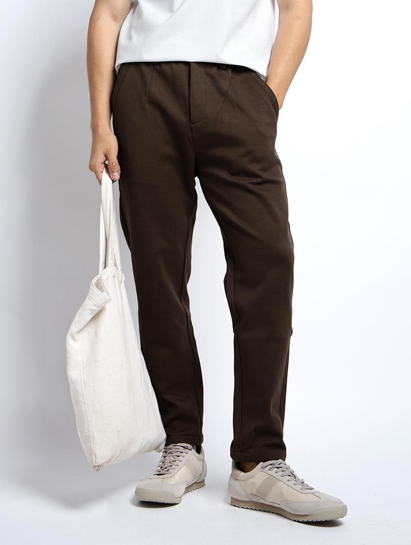 men solid mid rise slim fit chinos - 22038036 - Zoom Image - 0