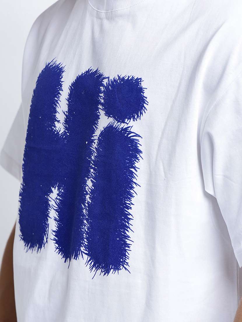 men printed short sleeve oversized t-shirt - 22038103 -  Standard Image - 4