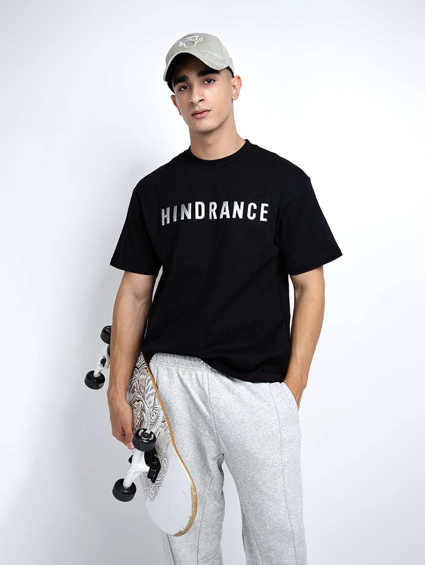 men printed short sleeve oversized t-shirt