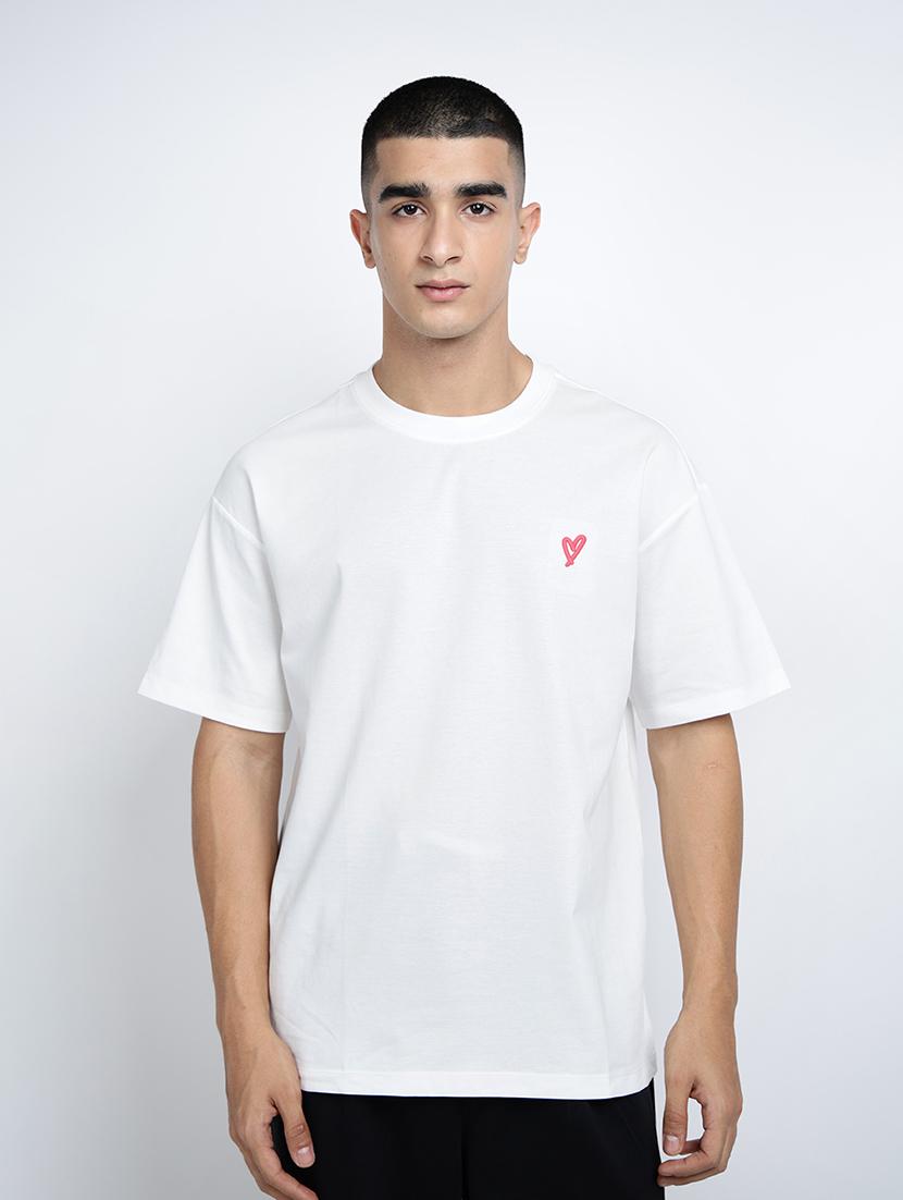 men printed short sleeve oversized t-shirt - 22038108 - Standard Image - 1