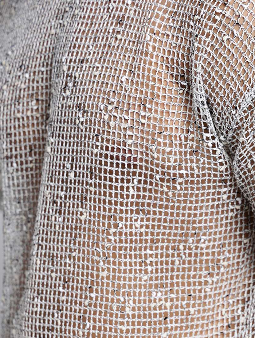 men self designed short sleeve regular fit sheer t-shirt - 22038115 -  Standard Image - 4