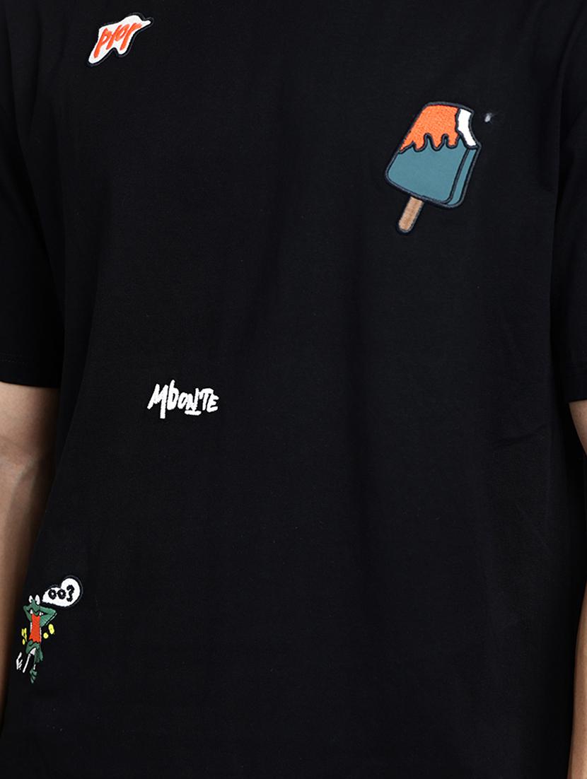 men printed short sleeve oversized t-shirt - 22038126 - Standard Image - 4
