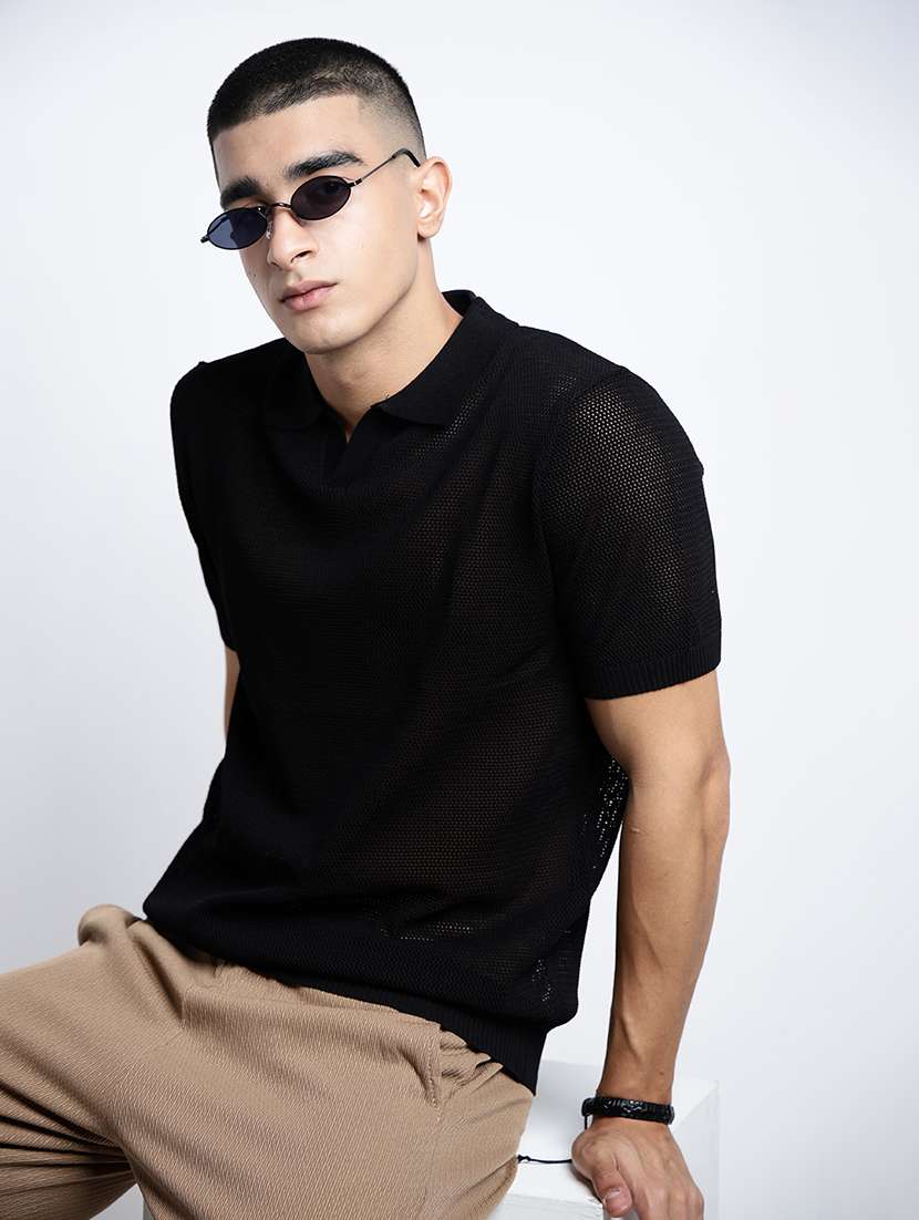 men short sleeve regular fit polo t-shirt