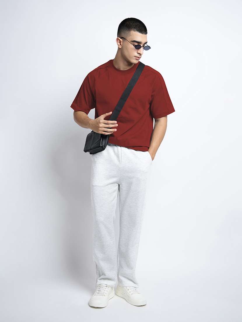 men solid short sleeve oversized t-shirt - 22038140 -  Standard Image - 4