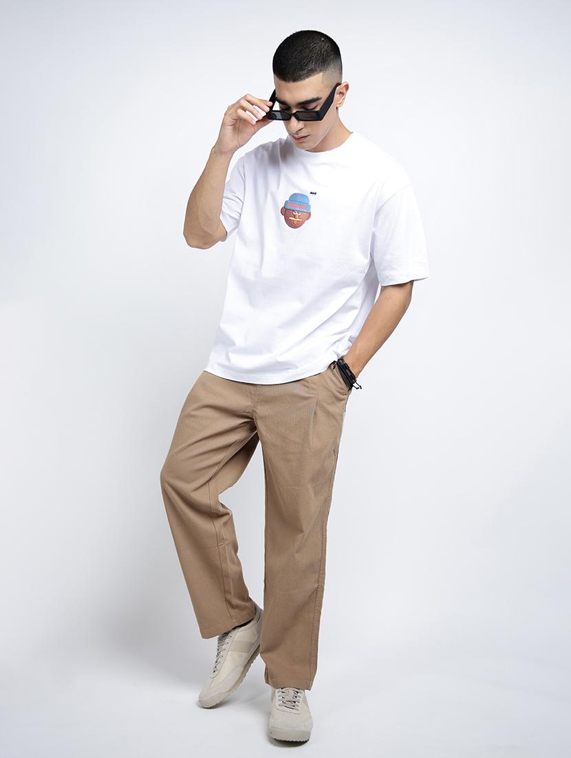 men printed short sleeve oversized t-shirt - 22038145 - Standard Image - 4