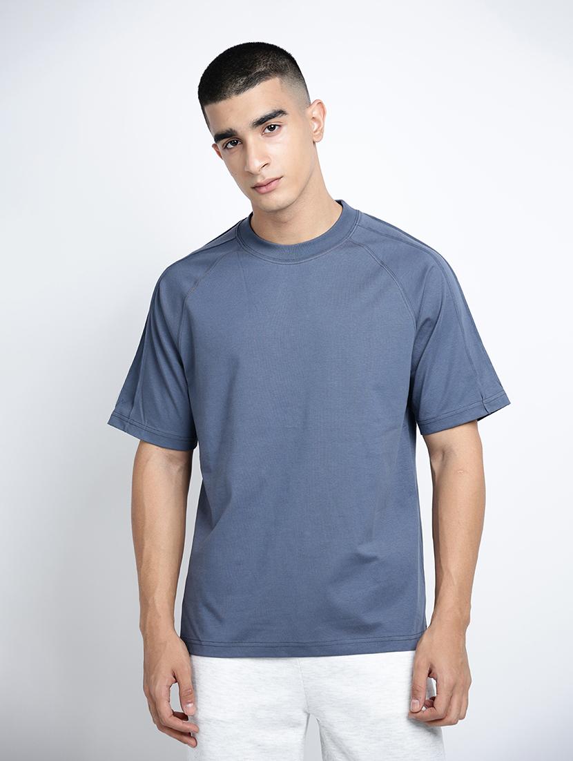 men solid short sleeve oversized t-shirt - 22038148 - Standard Image - 1