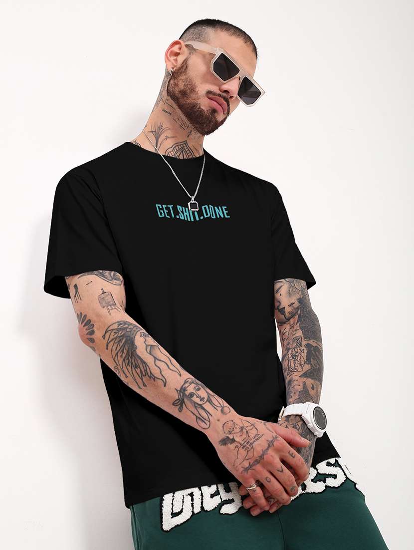 men printed short sleeve loose fit t-shirt - 22038151 - Zoom Image - 0