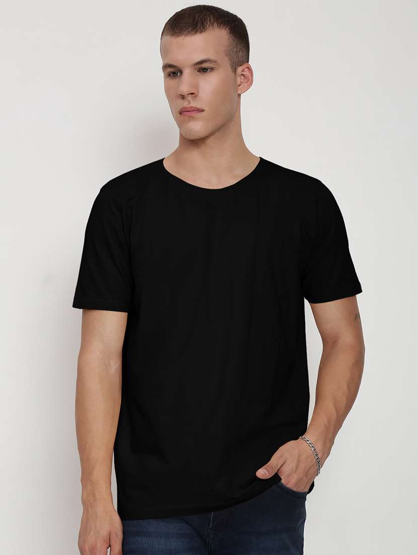 men solid short sleeve regular fit t-shirt - 22038162 -  Standard Image - 1