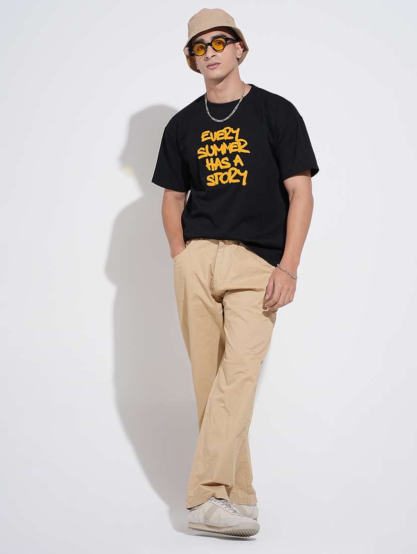 men printed short sleeve oversized t-shirt - 22038171 -  Standard Image - 4
