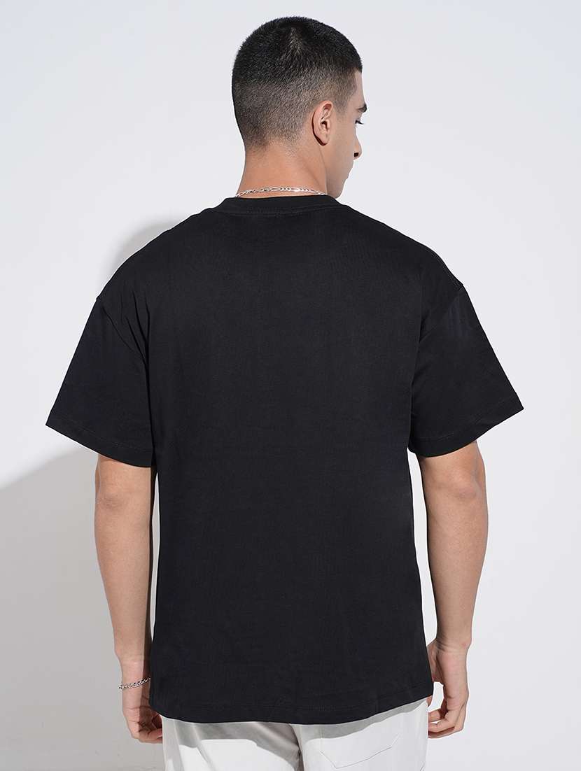 men printed short sleeve oversized t-shirt - 22038174 -  Standard Image - 4