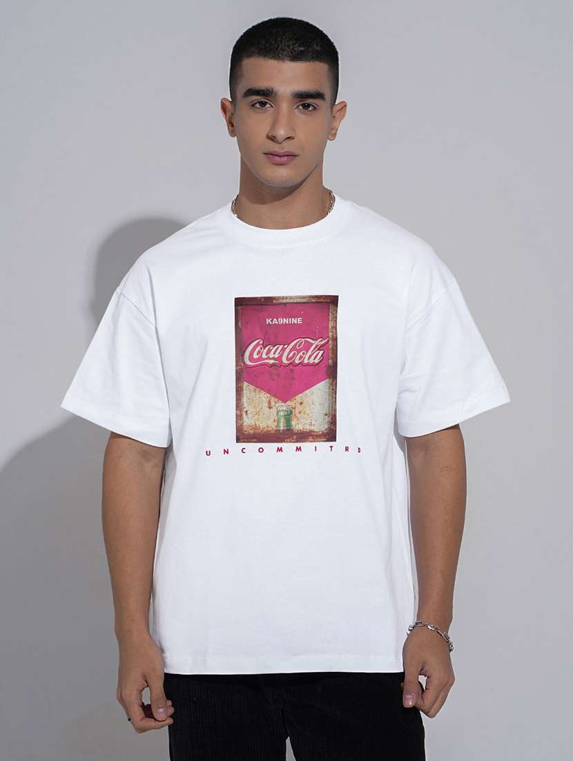 men printed short sleeve oversized t-shirt - 22038175 -  Standard Image - 1