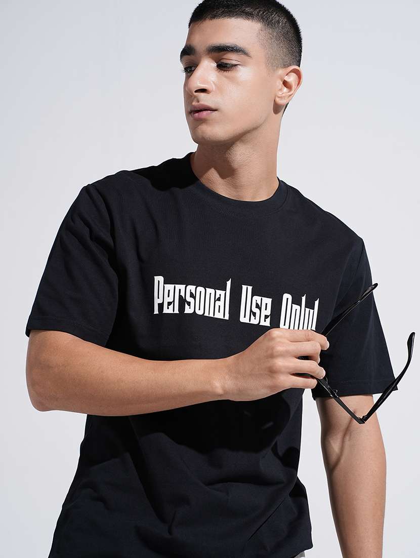 men printed short sleeve oversized t-shirt