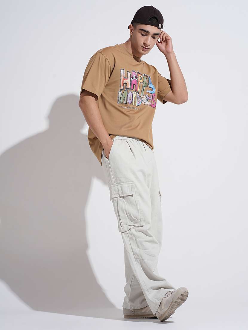 men printed short sleeve oversized t-shirt - 22038186 -  Standard Image - 6