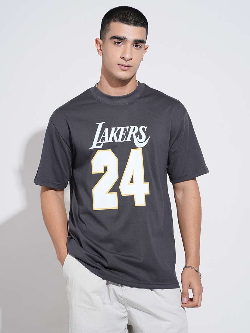 men printed short sleeve oversized t-shirt - 22038193 -  Standard Image - 1