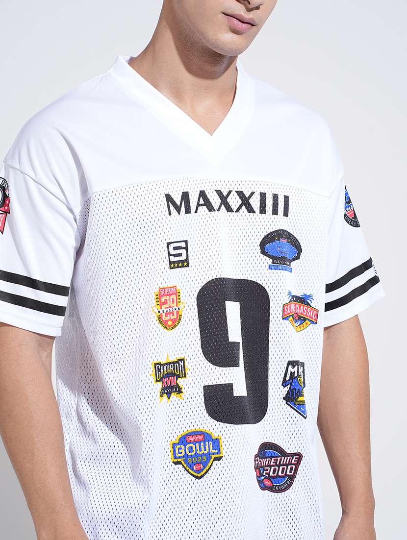 men printed short sleeve oversized t-shirt - 22038199 -  Standard Image - 4