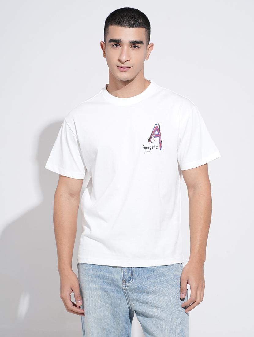 men printed short sleeve oversized t-shirt - 22038212 -  Standard Image - 1