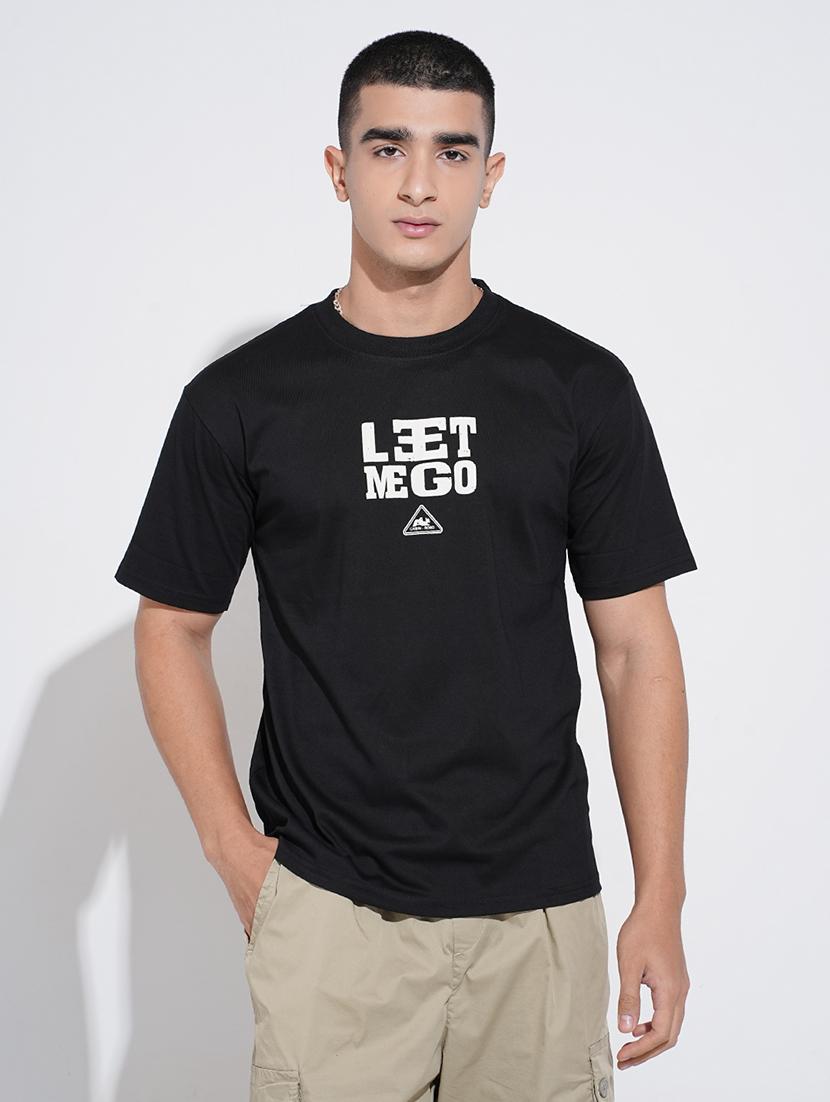 men printed short sleeve oversized t-shirt - 22038218 - Standard Image - 1
