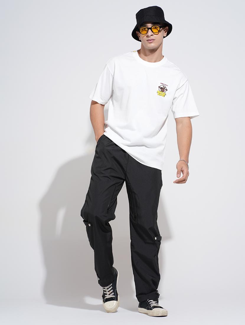 men printed short sleeve oversized t-shirt - 22038220 - Standard Image - 6