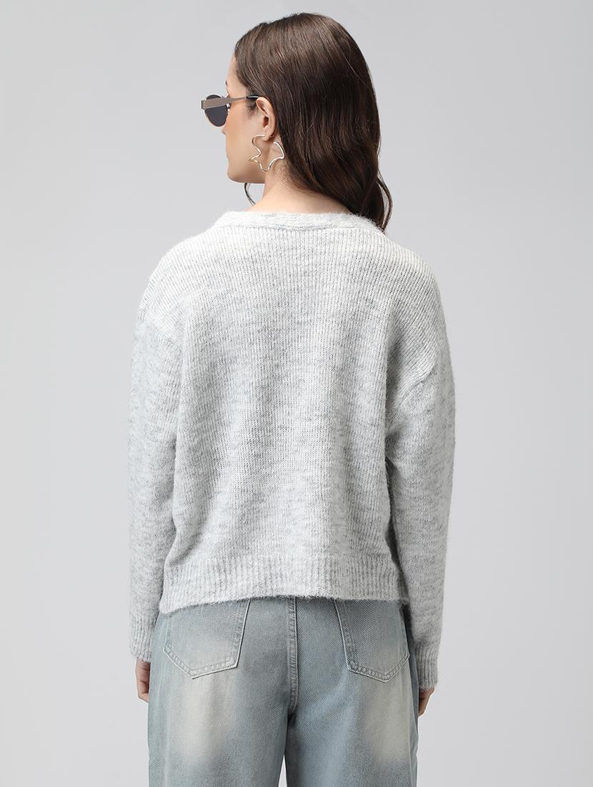 women sequined long sleeve cardigan - 22038236 - Standard Image - 4