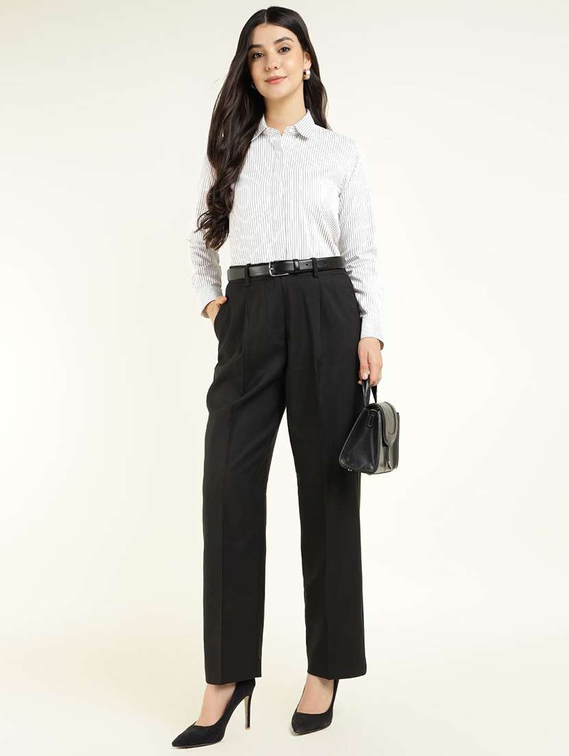 women collared long sleeve regular fit shirt - 22038434 -  Standard Image - 4