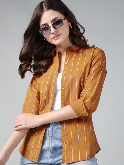 white cotton regular shirt - 22038495 -  Standard Image - 0