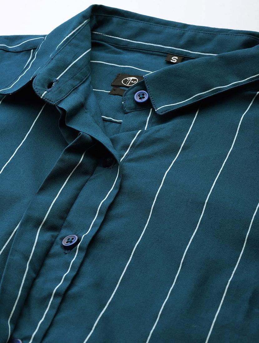 blue cotton regular shirt - 22038505 - Standard Image - 4
