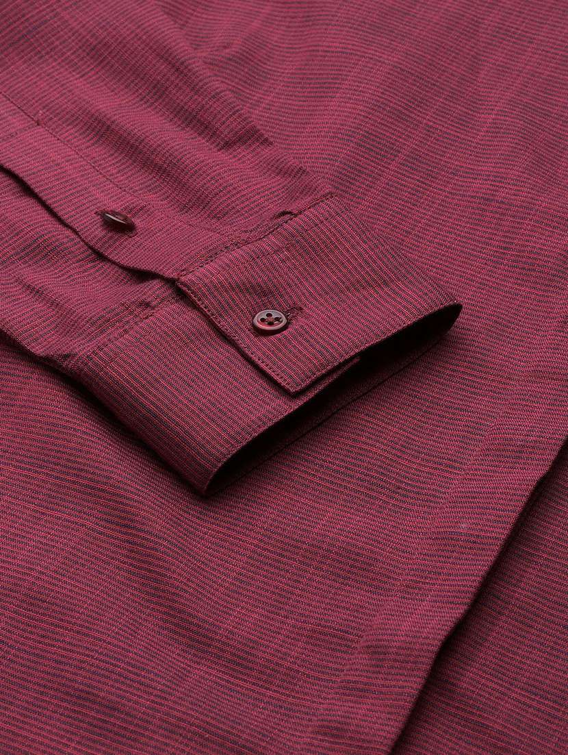 women solid collared long sleeve shirt - 22038567 -  Standard Image - 4