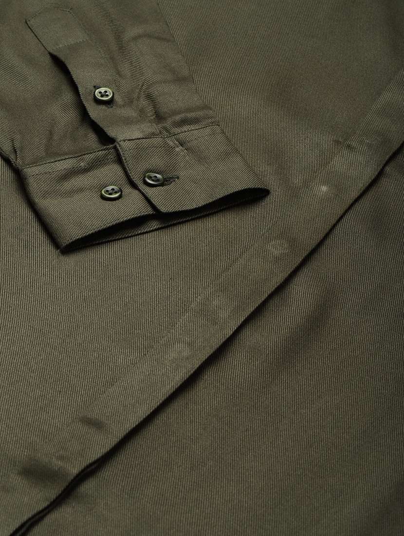 women solid collared long sleeve shirt - 22038577 -  Standard Image - 4