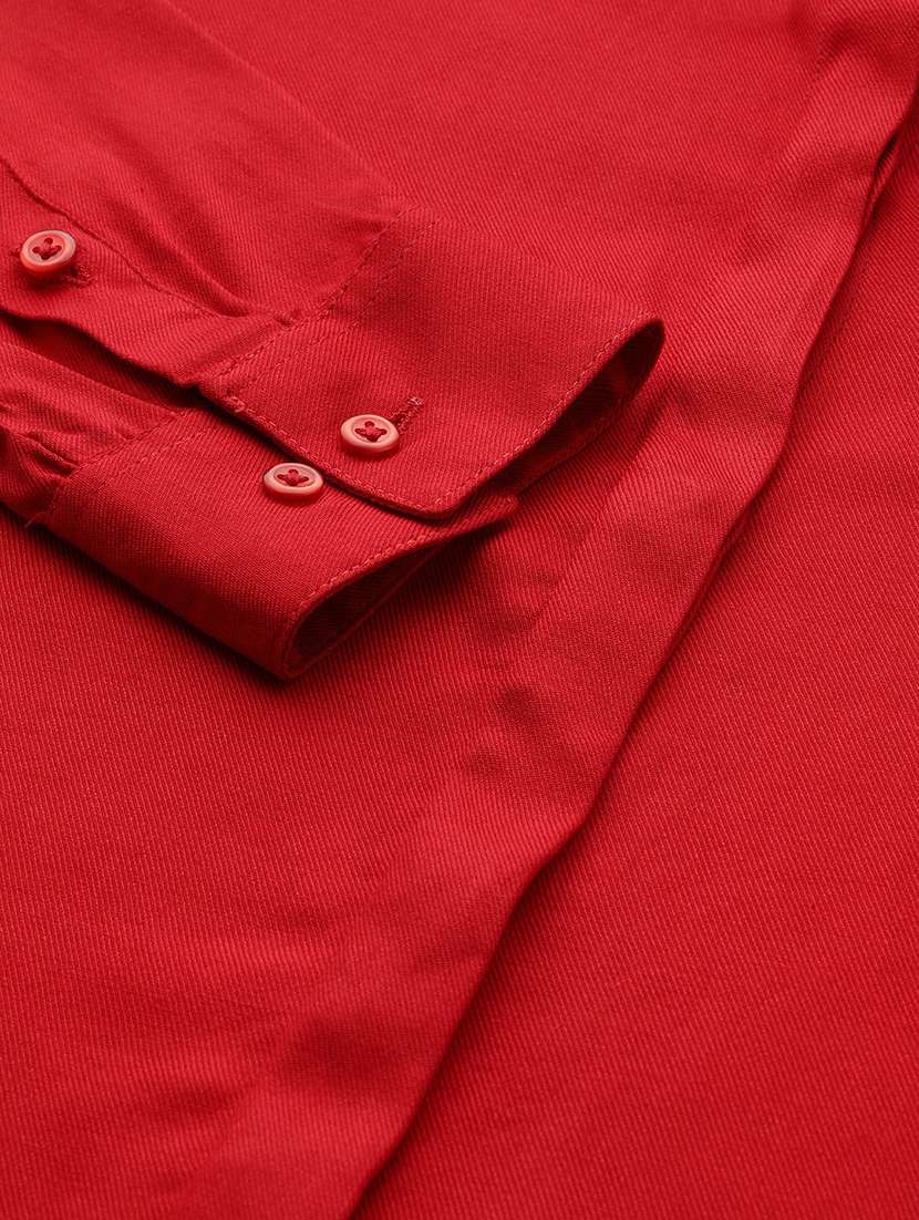 women solid collared long sleeve shirt - 22038578 -  Standard Image - 4