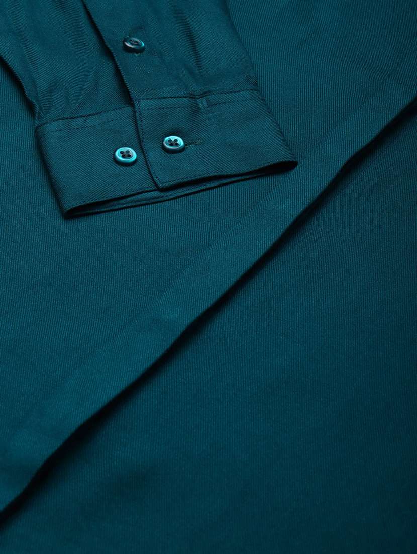 women solid collared long sleeve shirt - 22038579 -  Standard Image - 4