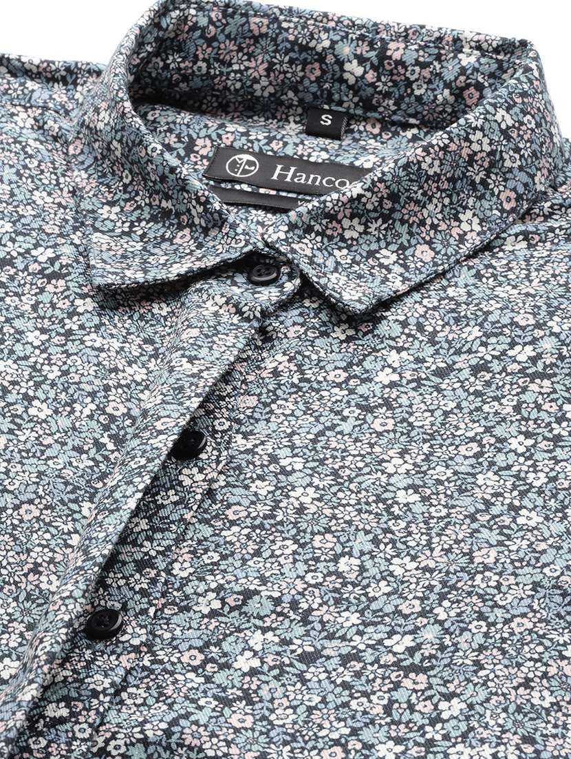 women printed collared long sleeves shirt - 22038585 - Standard Image - 4