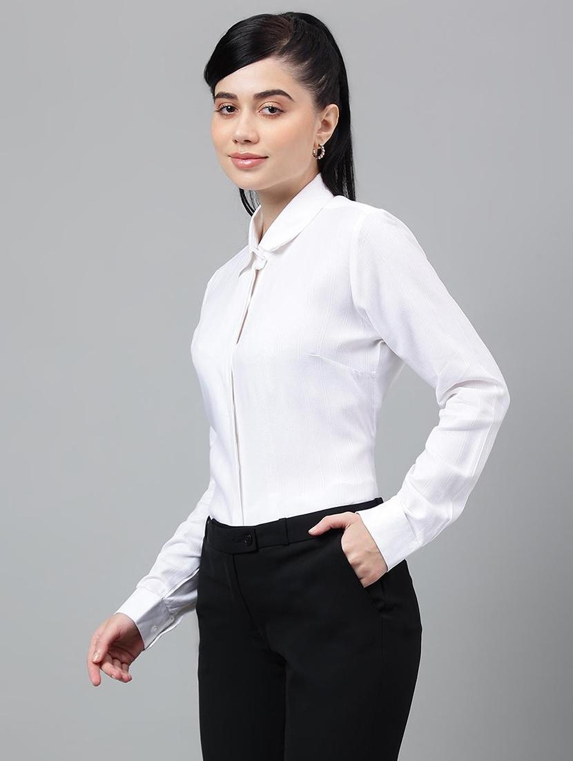 women collared long sleeve regular fit shirt - 22038668 - Standard Image - 1