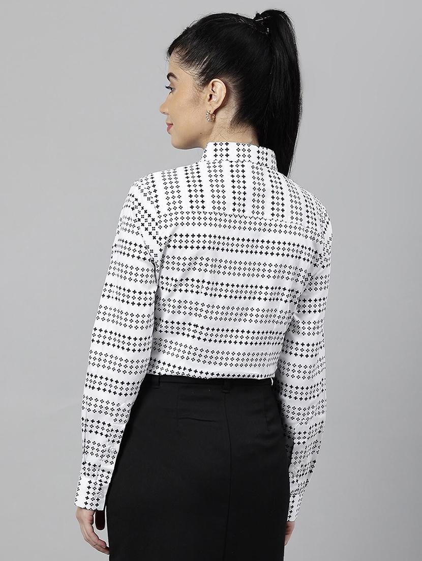 women collared long sleeve regular fit shirt - 22038680 - Standard Image - 4