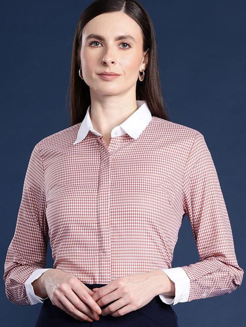 women collared long sleeve regular fit shirt - 22038694 -  Standard Image - 0